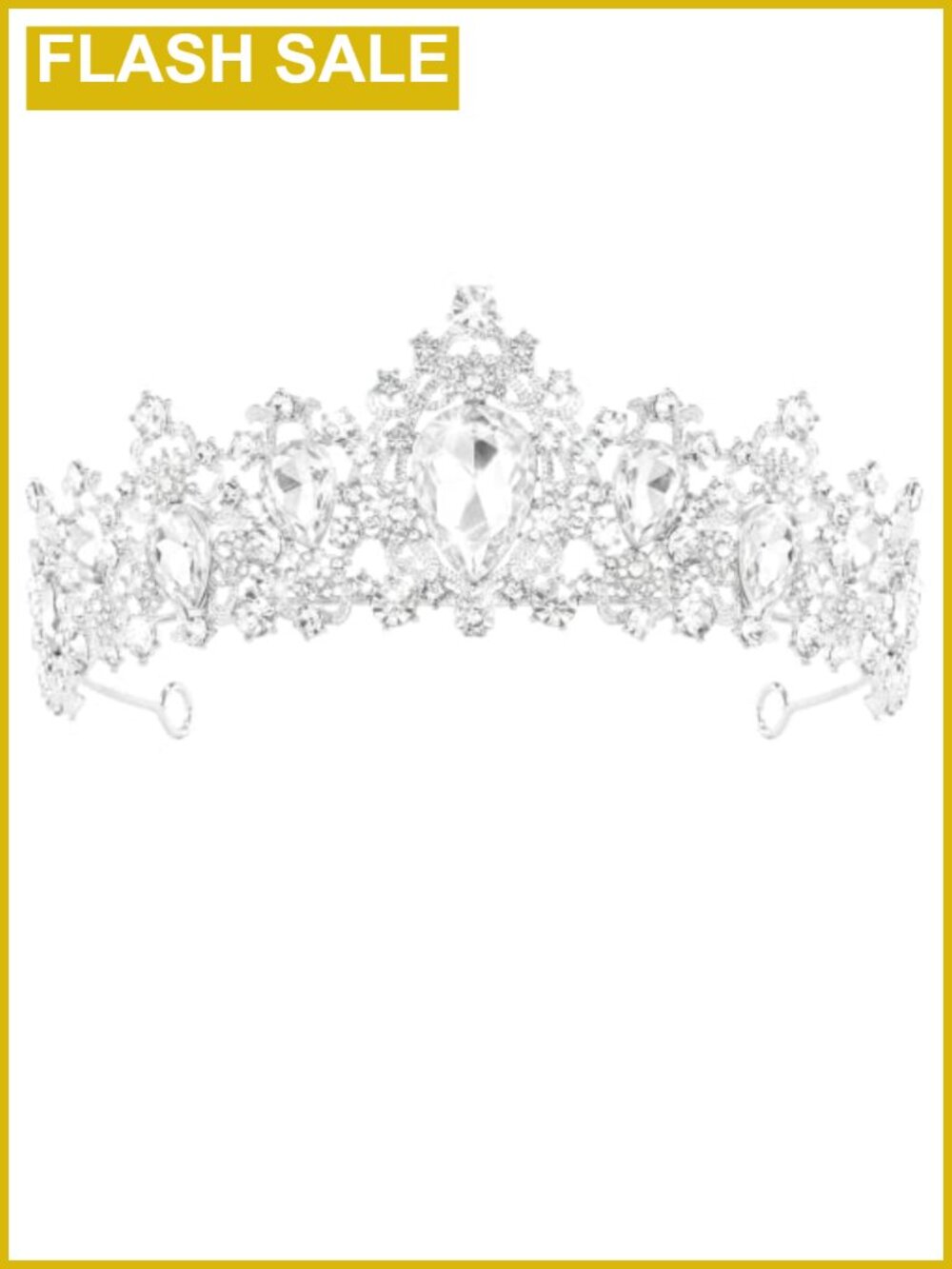Rhinestone Tiara Crown Headband Princess Bride Birthday Pageant